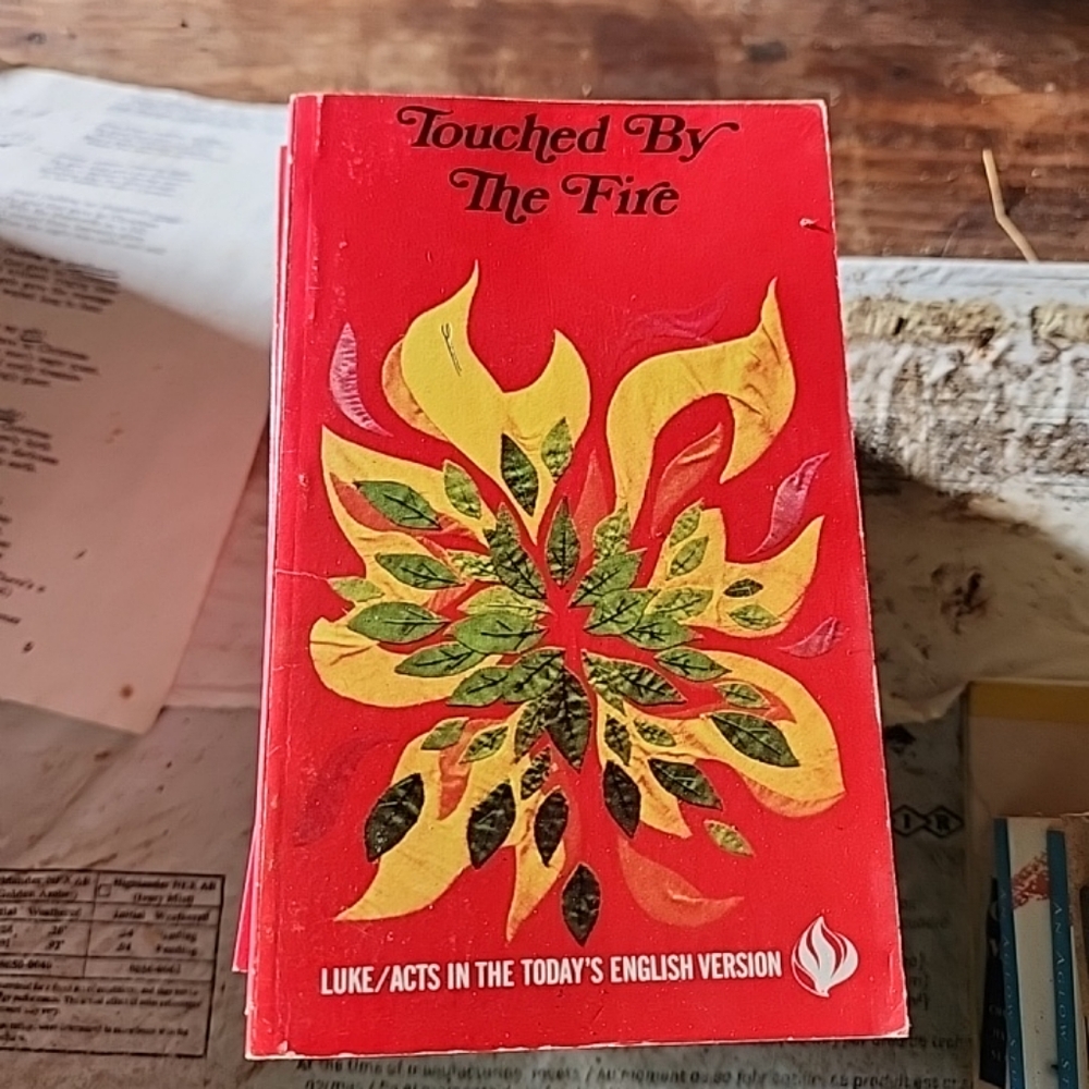 Touched By the Fire Religion Paperback Book by The American Bible Society 1971